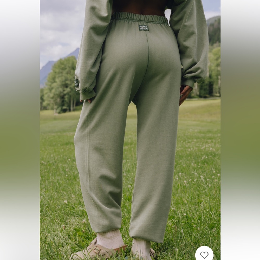 Daily Drills-Unisex Joggers - Sunbleached DD Green with Bandana Patch